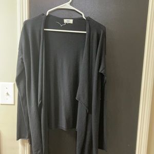 Black Cardigan sweater cotton material
